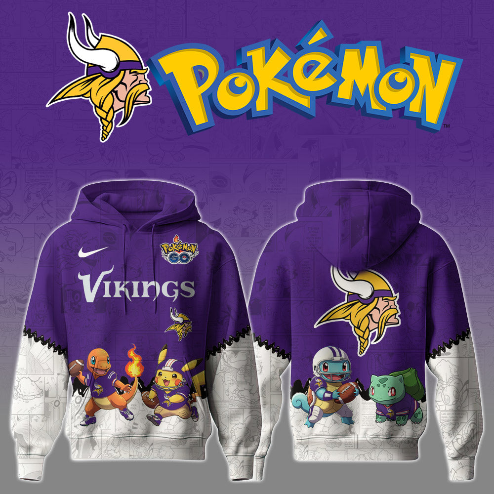 NFL x MIN x PKM 3D Hoodie HLP HLPHUONG