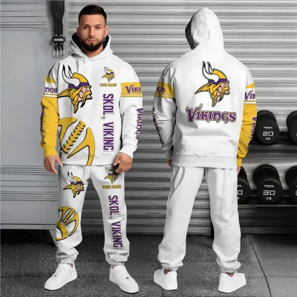 NFL x MV Combo Hoodie And Long Sweatpants New Trends V1 NAK NHT
