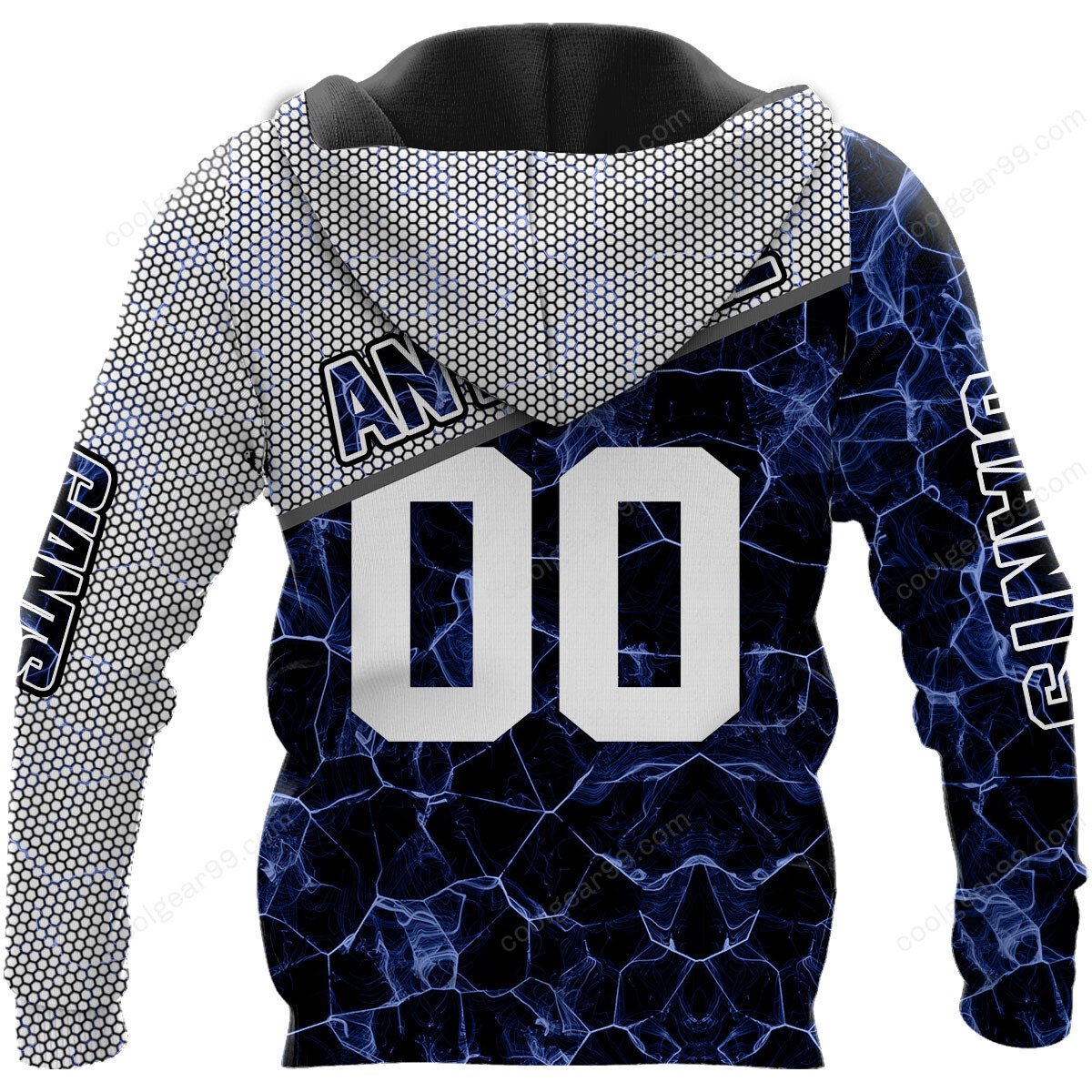 NFL x NYG Electric Marble Personalized Hoodie HLP HLPHUONG