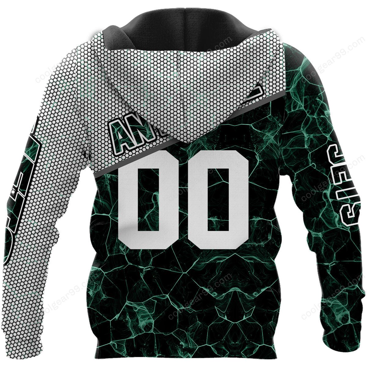 NFL x NYJ Electric Marble Personalized Hoodie HLP HLPHUONG