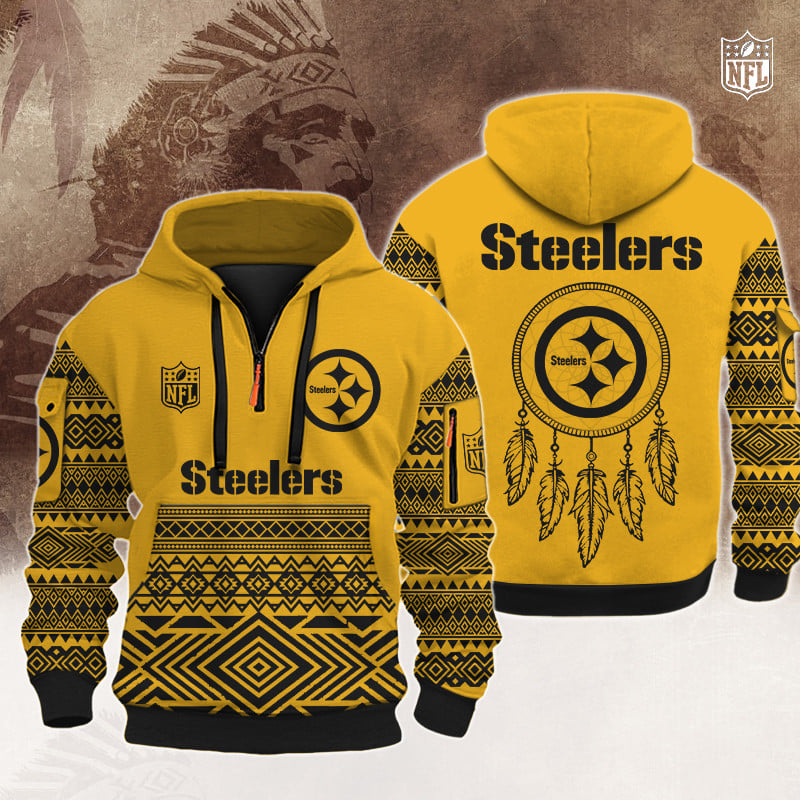 NFL x PIT Native Half-zip Hoodie HLP