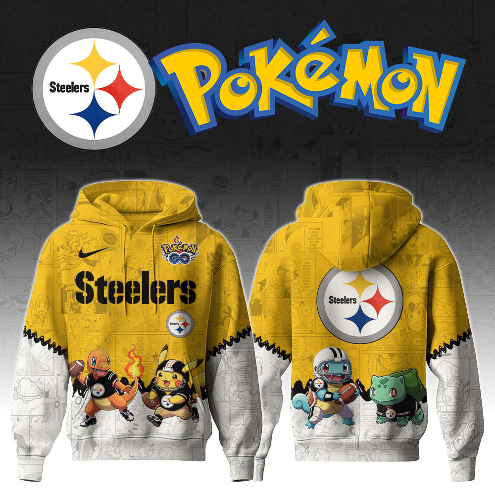 NFL x PIT x PKM 3D Hoodie HLP HLPHUONG