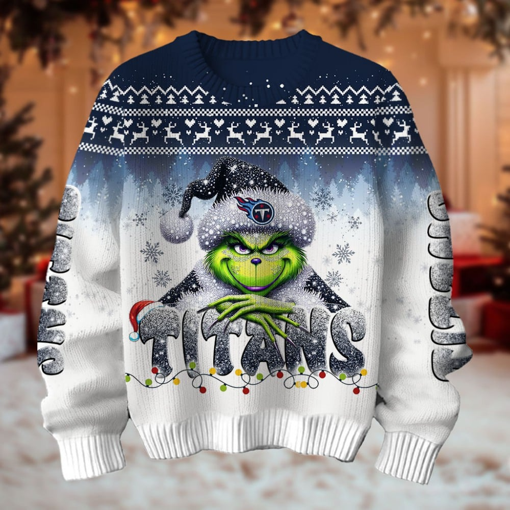 NFL x TT Merry Grinchmas Football Sweater V1 NAK