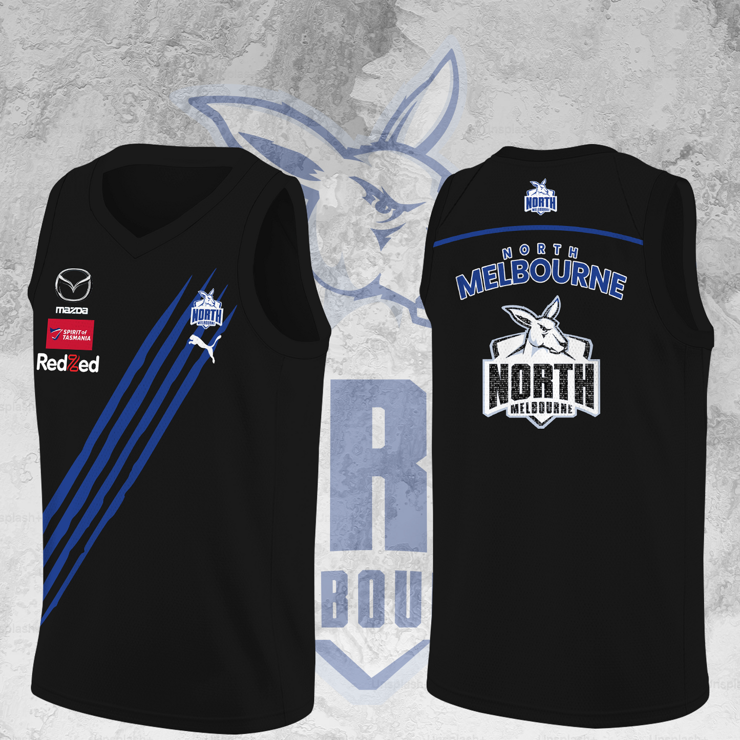 North Melbourne Football Club AFL Kangaroos Limited Edition BK Jersey TM V1