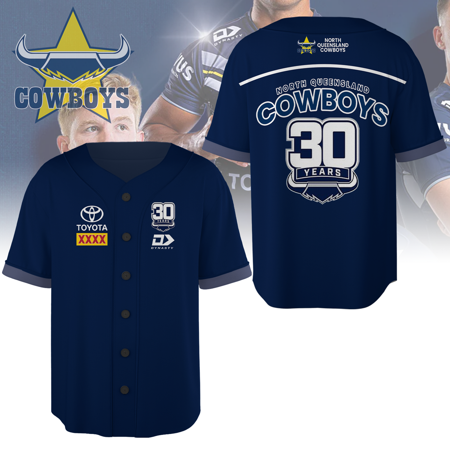 North Queensland Cowboys NRL Limited Edition BB Jersey TM V36