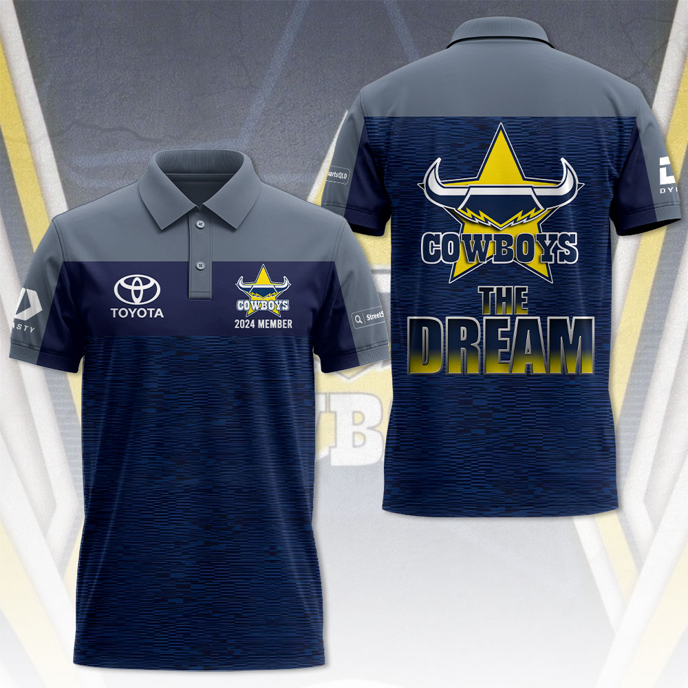 North Queensland Cowboys NRL Limited Edition Polo Shirt TM - Super Savings When Buying Combo V4