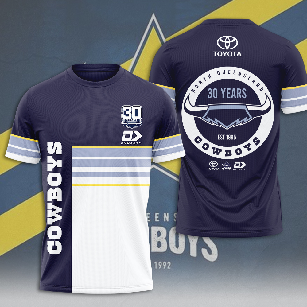 North Queensland Cowboys NRL Limited Edition T-Shirt TM - You will save more when you buy the clothes and hat combo V1