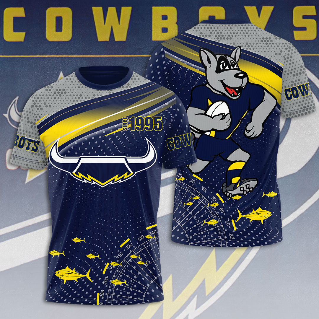 North Queensland Cowboys NRL Limited Edition T-Shirt TM - You will save more when you buy the clothes and hat combo V6