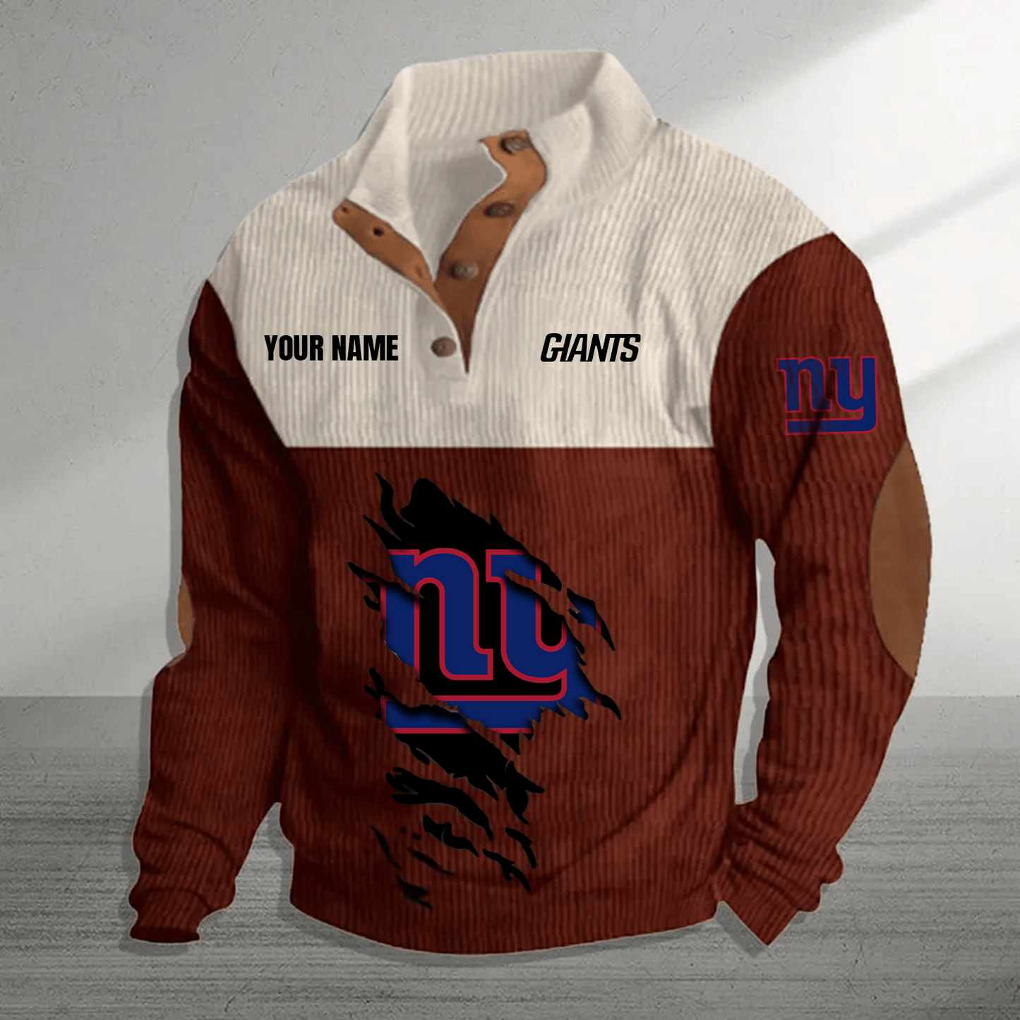 NYG x NFL Premium Personalized Game-Day Pullover DATND TANTD