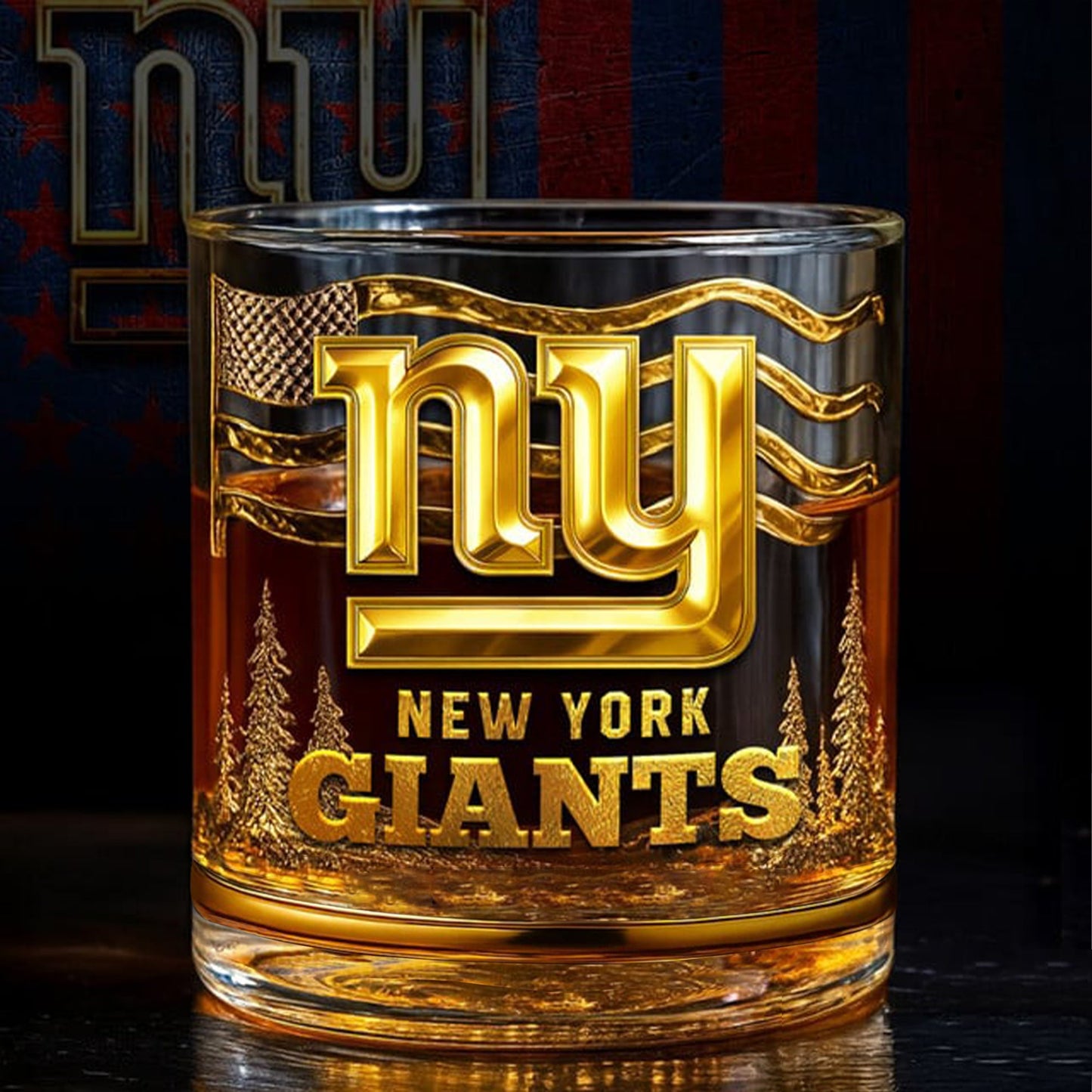 NYG x NFL PRENIUM WHISKEY GLASS NDT NHM V2