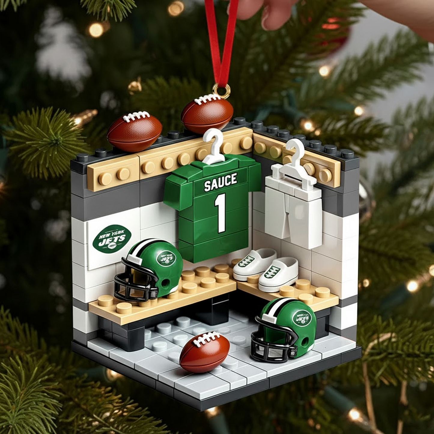NYJ X NFL Sport Lover Ornament - Personalized Gift For Sport Lover Christmas Ornament NAK THUONGNH