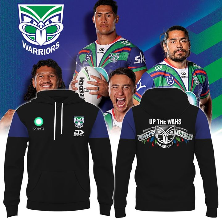 One NZ Warriors NRL Up The Wahs Limited Edittion Hoodie TM V5