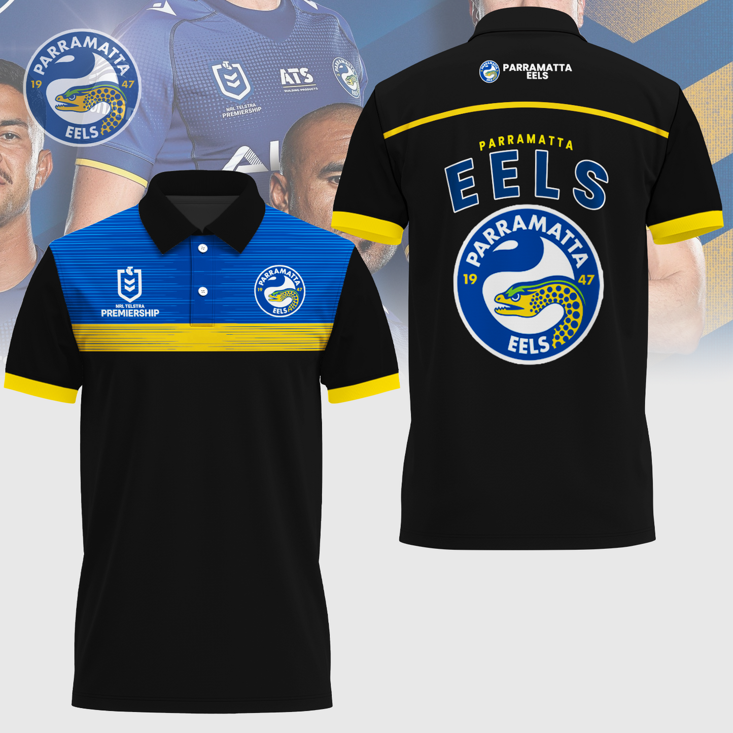 Parramatta Eels NRL Limited Edition Polo Shirt TM - Super Savings When Buying Combo V1