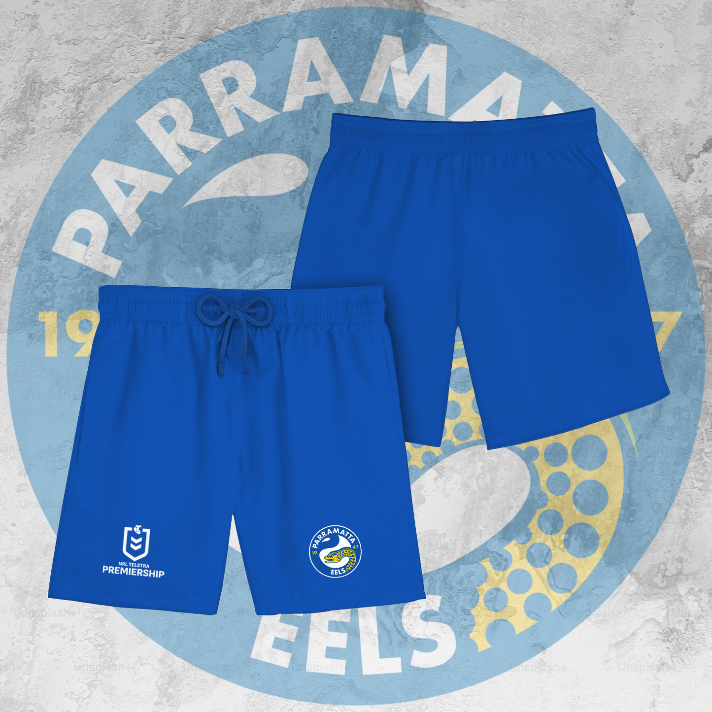Parramatta Eels NRL 2025 Polo Shirt TM NTA V5