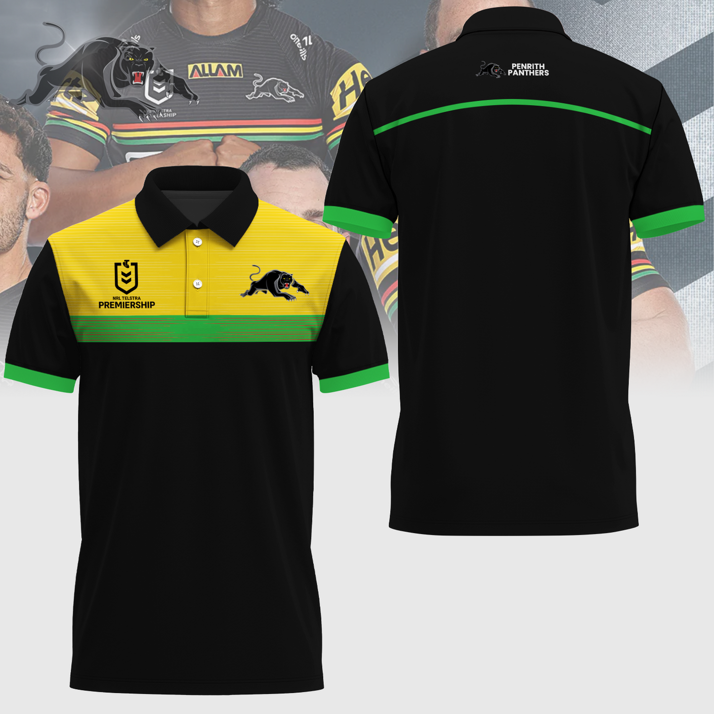 Penrith Panthers NRL Limited Edition Polo Shirt TM - Super Savings When Buying Combo V2