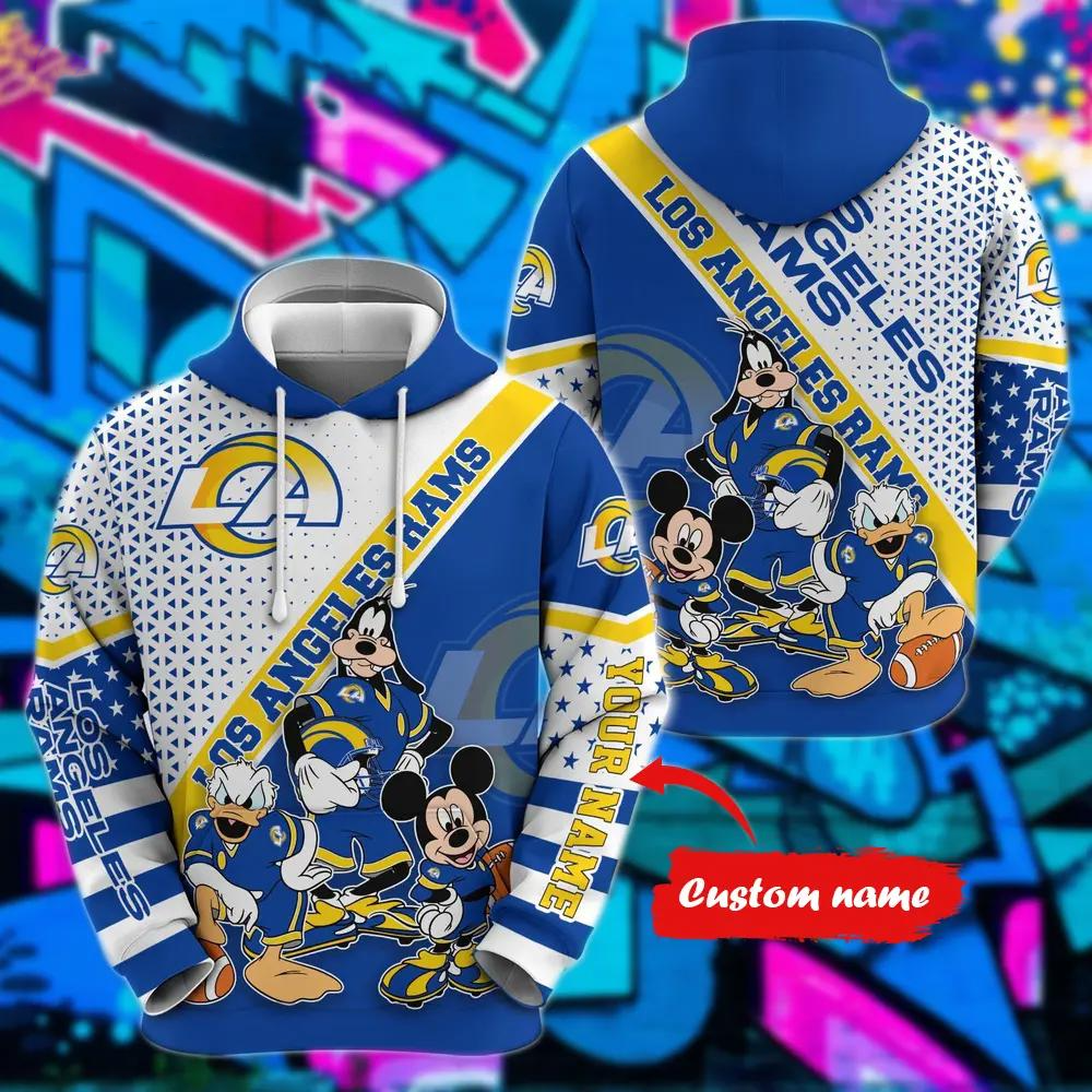 Personalized LAR x NFL Character Cartoon Movie Unisex Hoodie DDT CTND