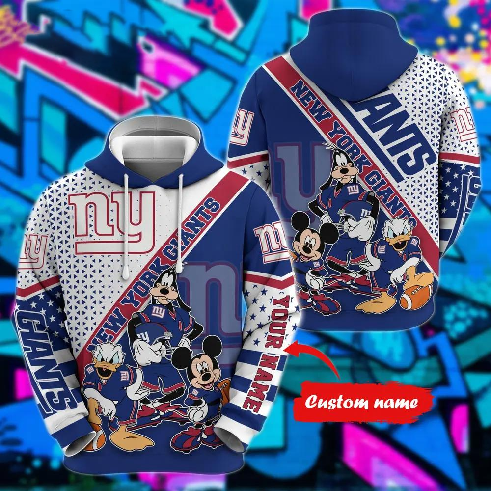 Personalized NYG x NFL Character Cartoon Movie Unisex Hoodie DDT CTND