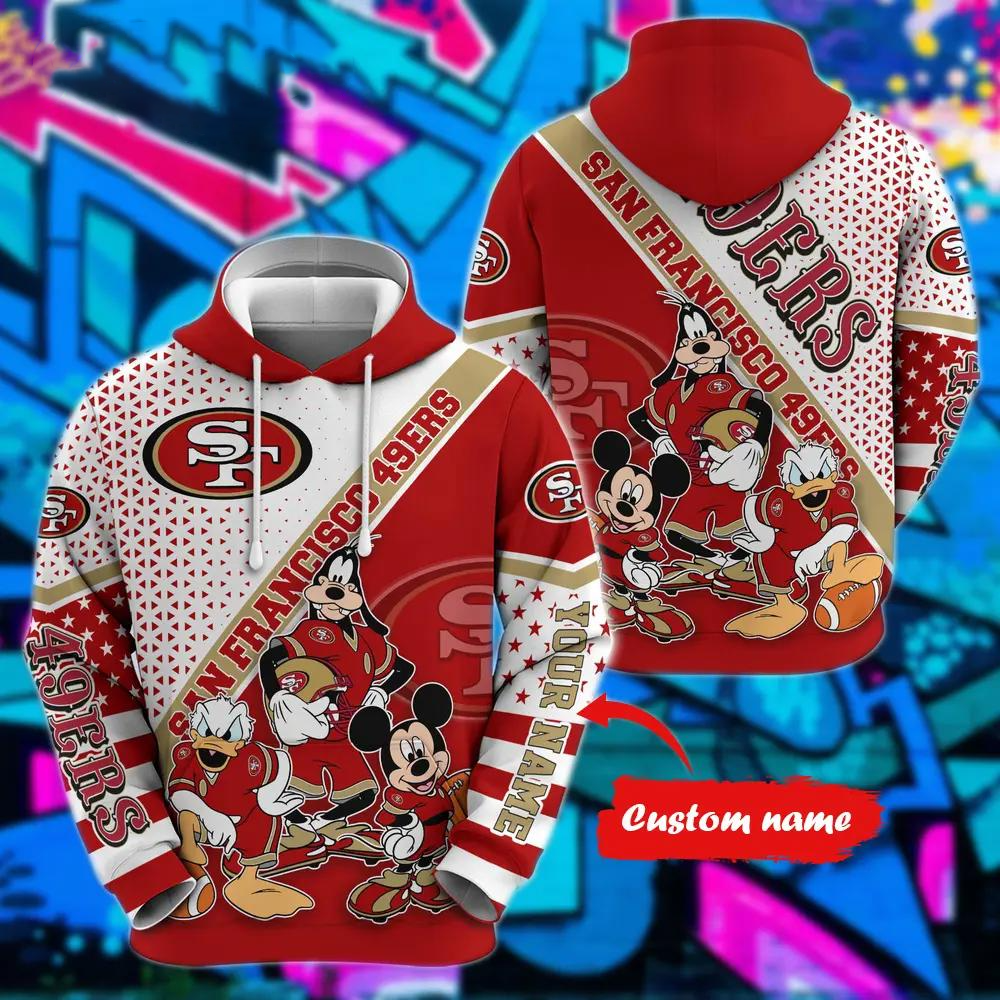 Personalized SF49 x NFL Character Cartoon Movie Unisex Hoodie DDT CTND
