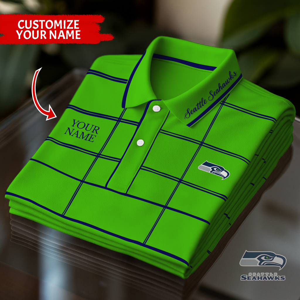 Personalized SS Premium NFL Polo Shirt DDT NTL