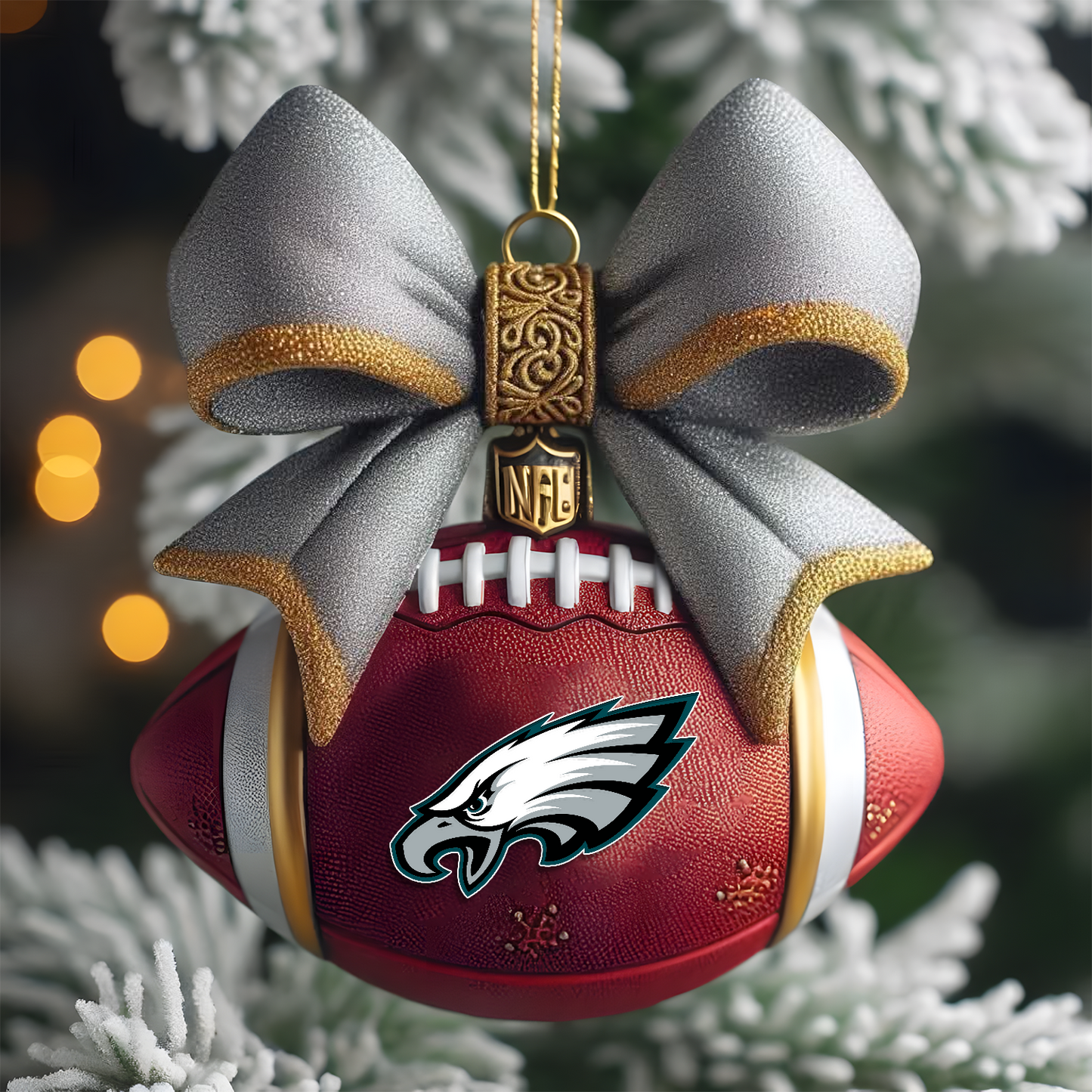 PHI X NFL Holiday Ornament 2025 - Spirit of the Game V1 NAK NHT