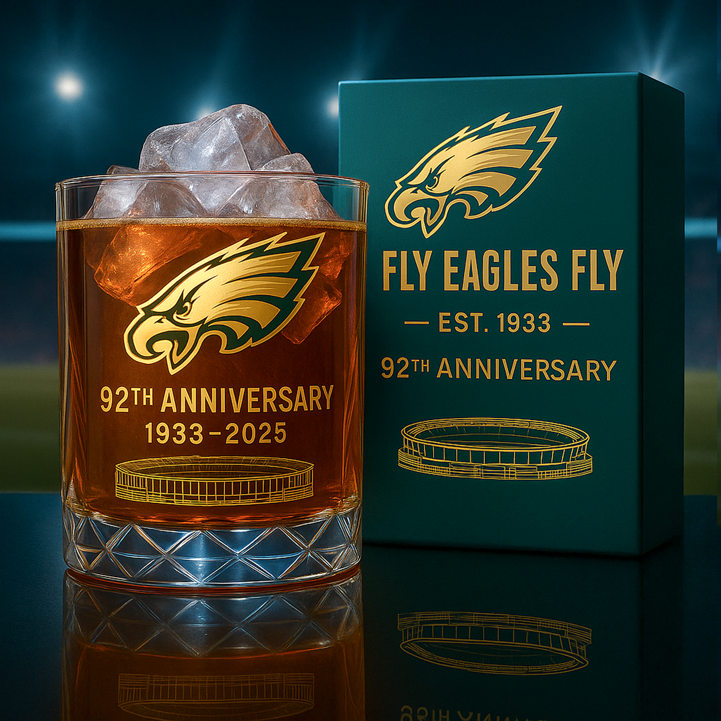 PHI x NFL Limited Edition Whiskey Glass DatND DVT