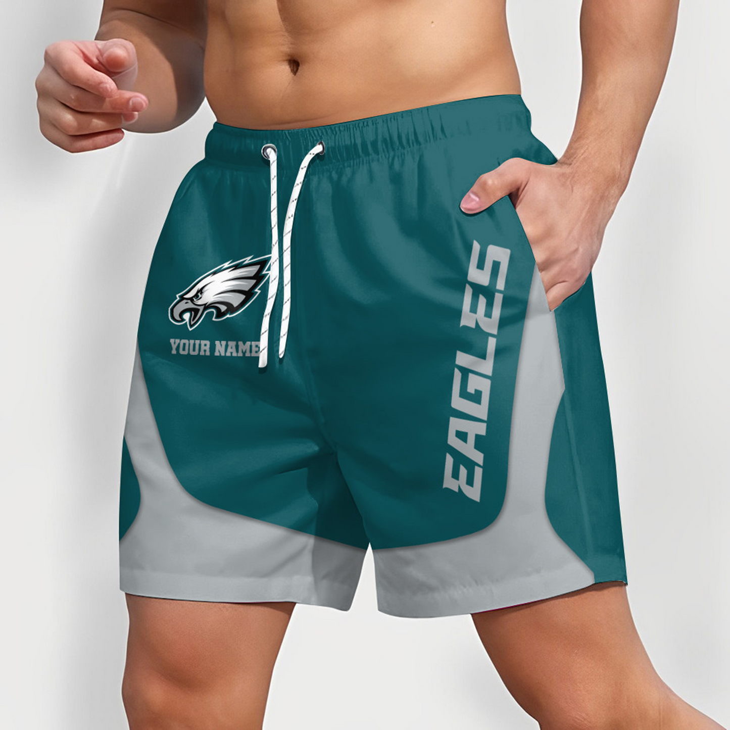 PHI x NFL Team Special Short Pants For Men Custom Name Gifts DATND TANTD25