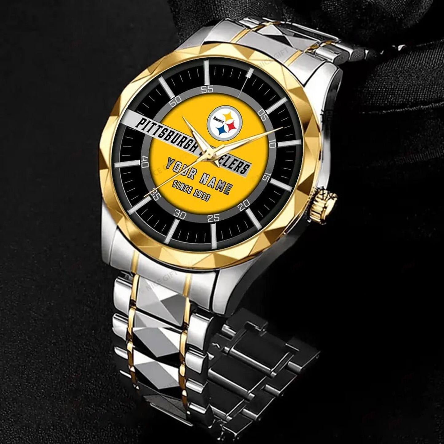 PIT x NFL Alloy Luxury Quartz Custom Watch V1 DATND TANTD