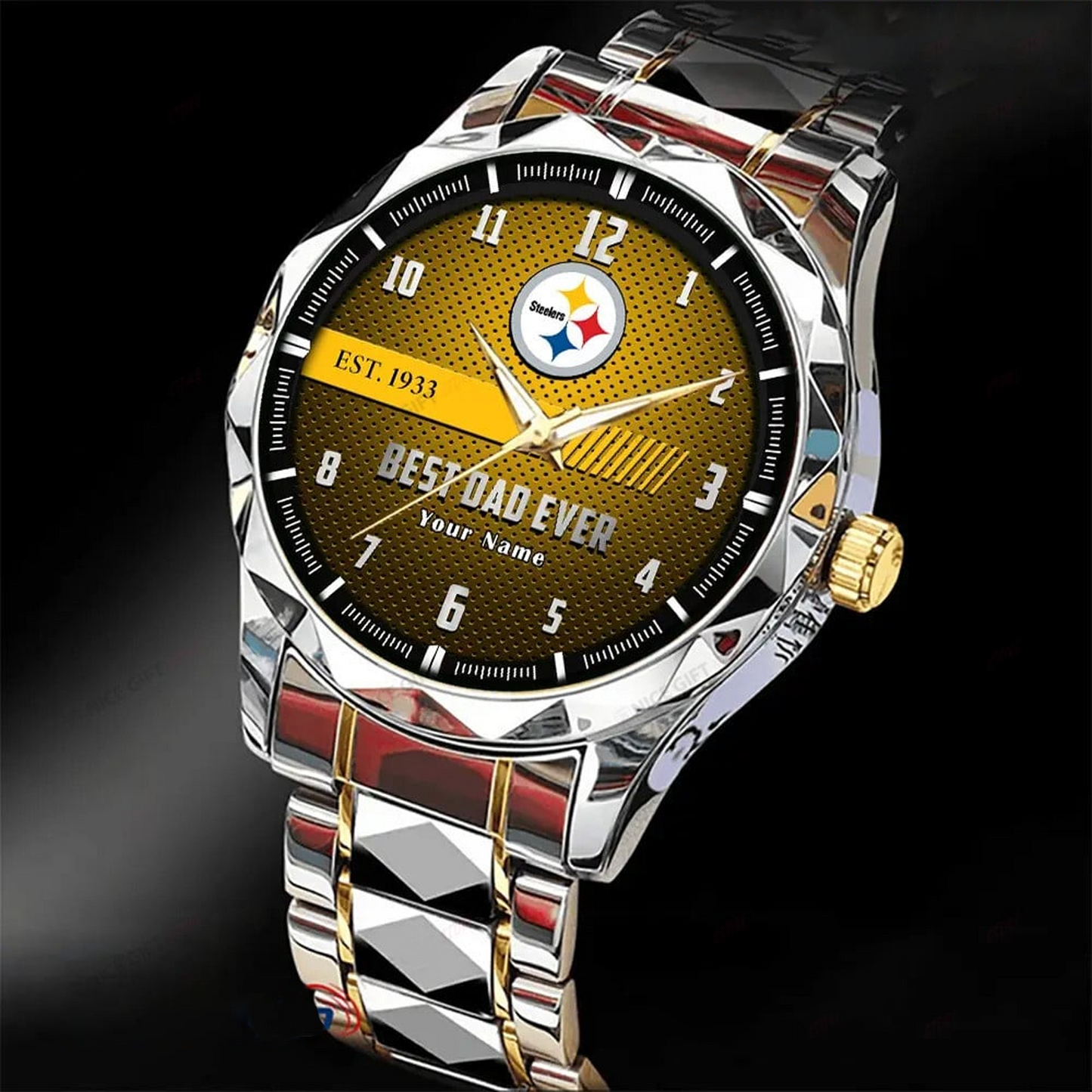PIT x NFL Alloy Luxury Quartz Custom Watch V3 DATND TANTD