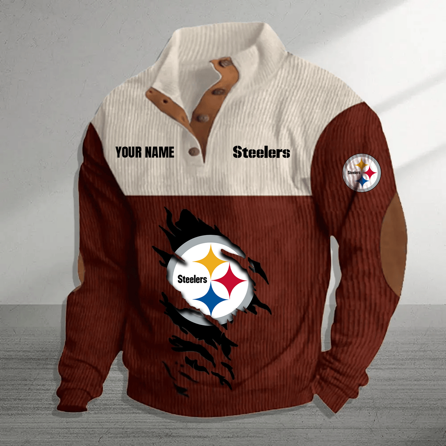 PIT x NFL Premium Personalized Game-Day Pullover DATND TANTD