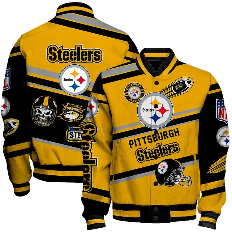 Pittsburgh Steelers American Football League Pattern Varsity Jacket DDT 171025 HLPHUONG