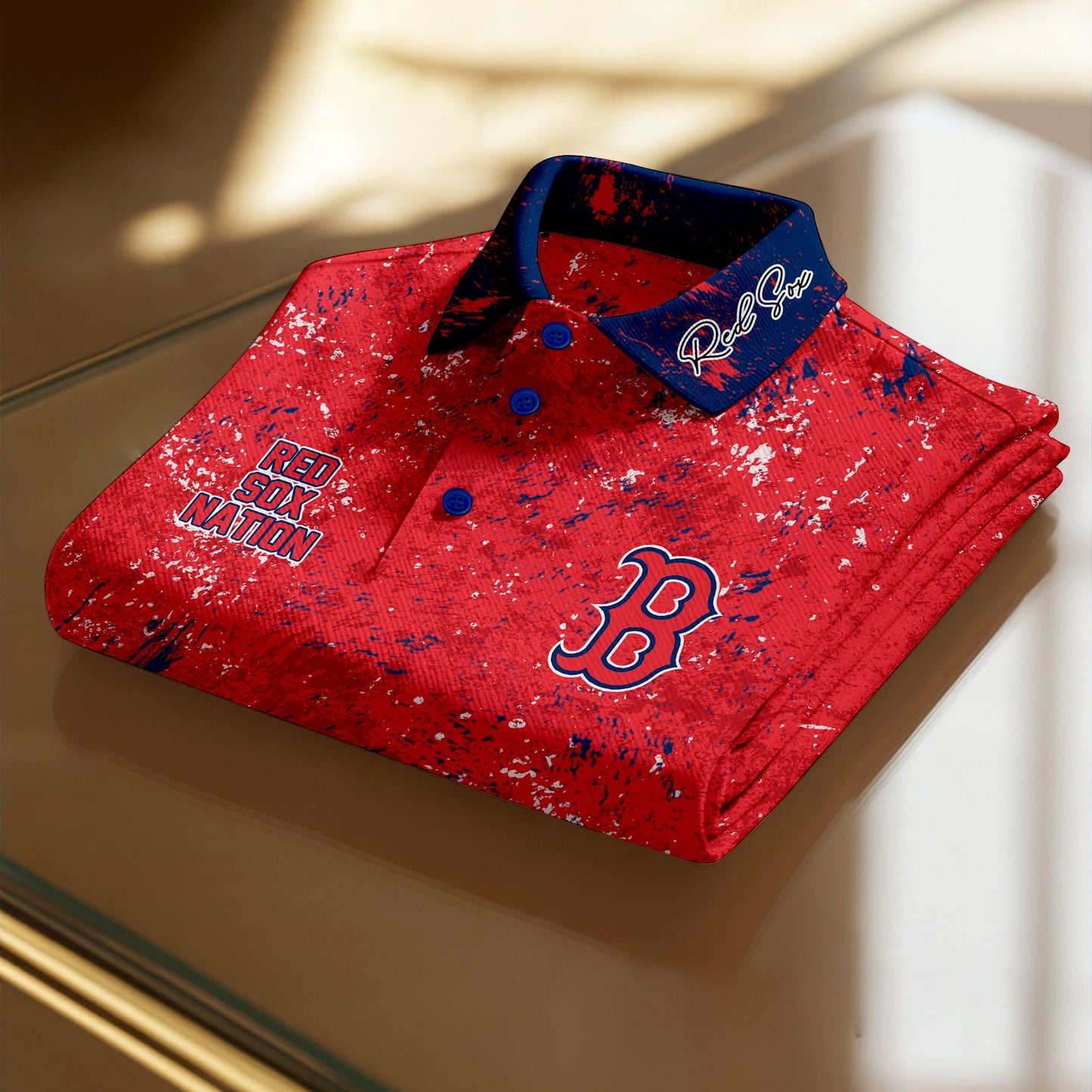 Premium MLB BRX Splatter Polo T-shirt v1 NMD NHM