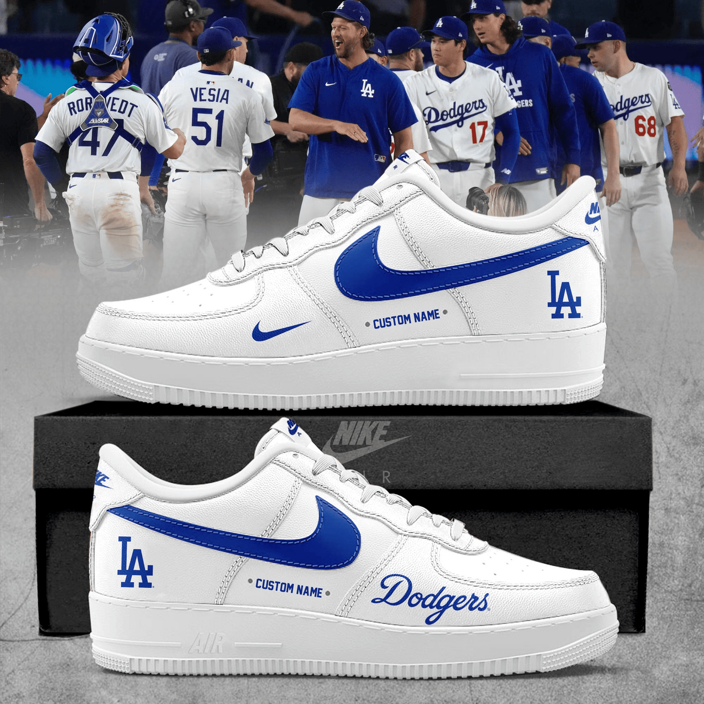 Premium MLB LAD Champions 2025 AF1 SNEAKER V1 NMD 201025 TTV