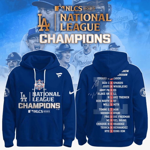 Premium MLB LAD Champions 2025 Hoodie V7 NMD 201025 TTV