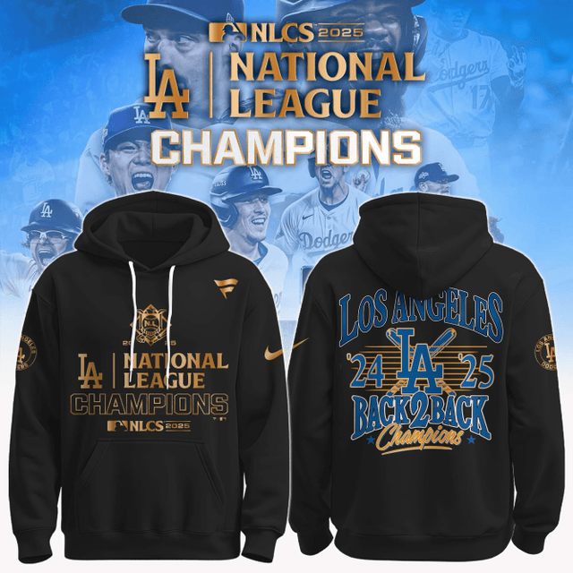 Premium MLB LAD Champions 2025 Hoodie V9 NMD 201025 TTV