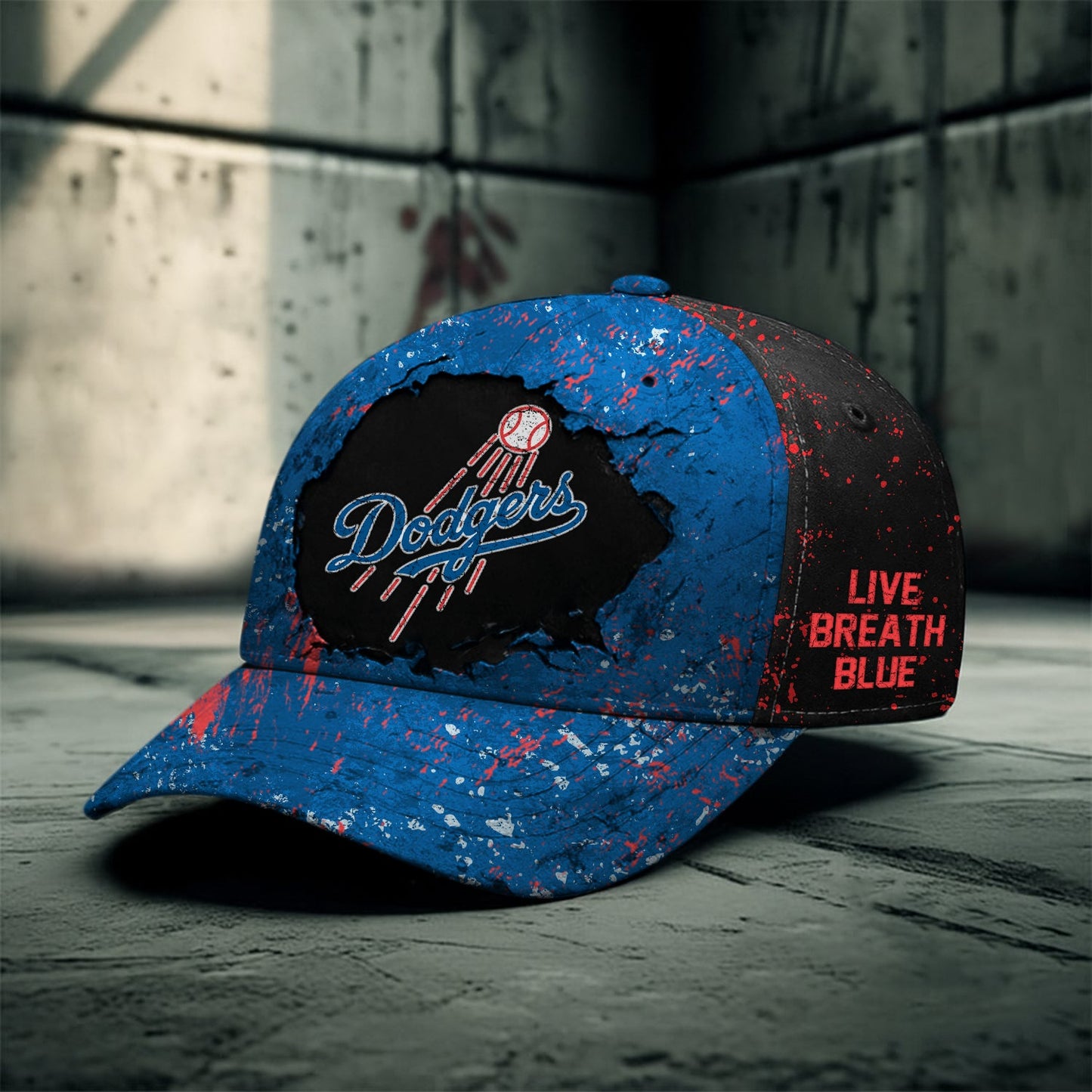 Premium MLB LAD Splatter Cap V1 NMD NHM