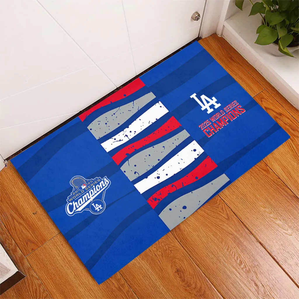Premium MLB LAD World Series Doormat V1 NMD 031125 TTV