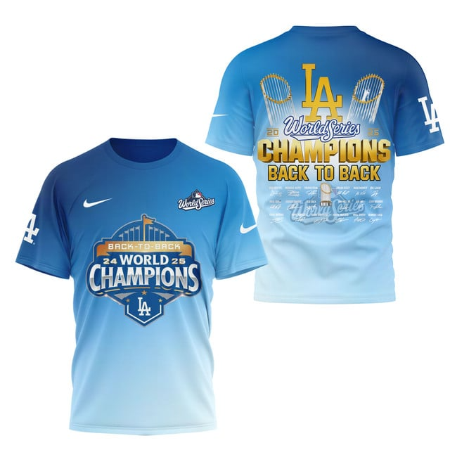 Premium MLB LAD World Series T-Shirt V12 NMD TTV