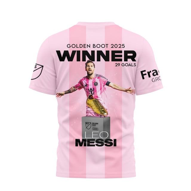 Premium MLS LNM Golden Boot 2025 Winner T-shirt V13 NMD TTV