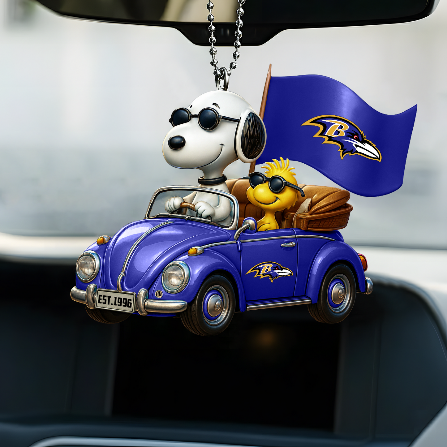 Premium NFL BAL x SNP Car Ornament DatND DVT