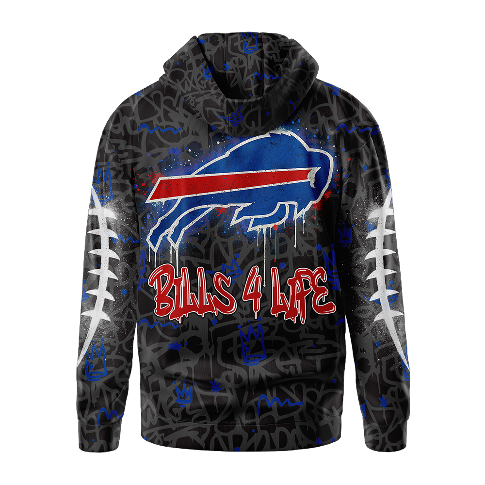 Premium NFL BUF Special Graffiti Hoodie V2 NMD TTV