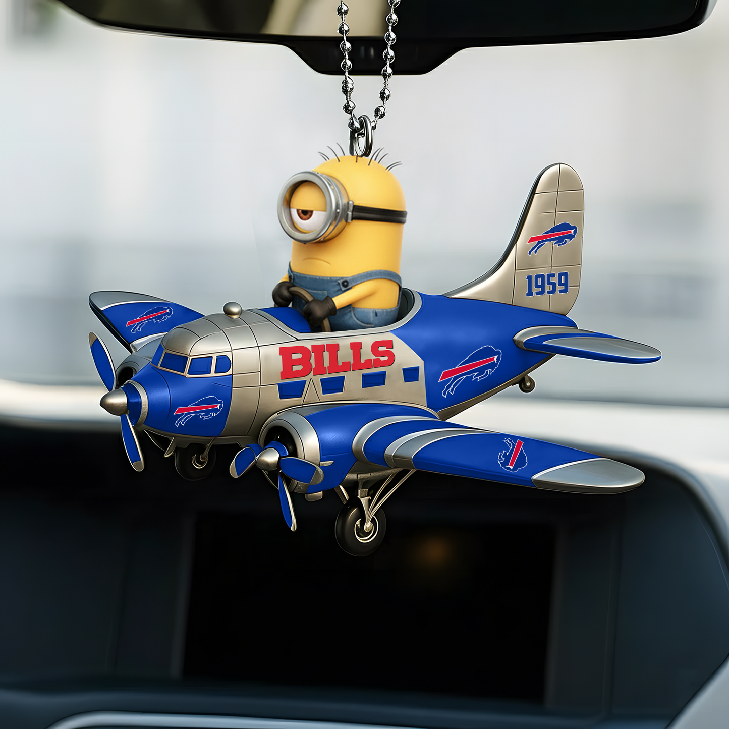 Premium NFL BUF x MINI Car Ornament V1 DATND TANTD