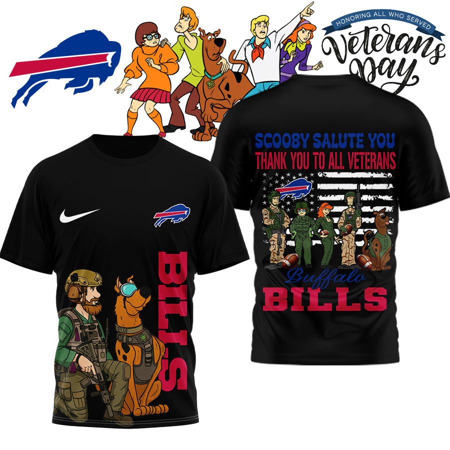 Premium NFL BUF x SCO Salute Veterans T-shirt V15 NMD NHM