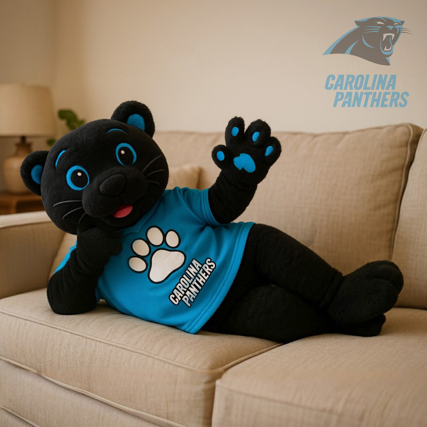 Premium NFL CAR Mascot Plush Pillow V1 NMD 151125 TTV