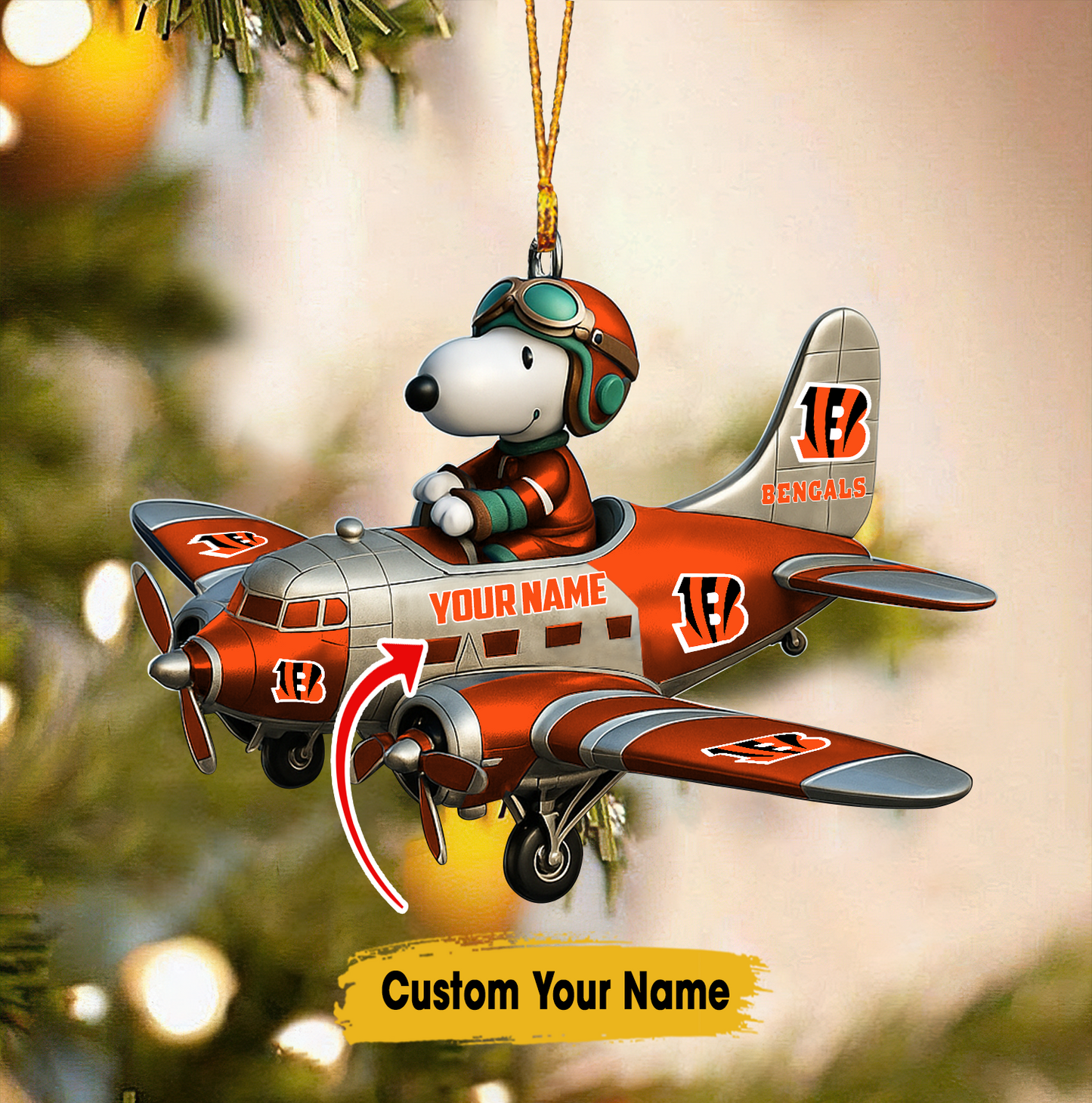 Premium NFL CB2 x SNP Christmas Tree Ornament V1 NMD TTV