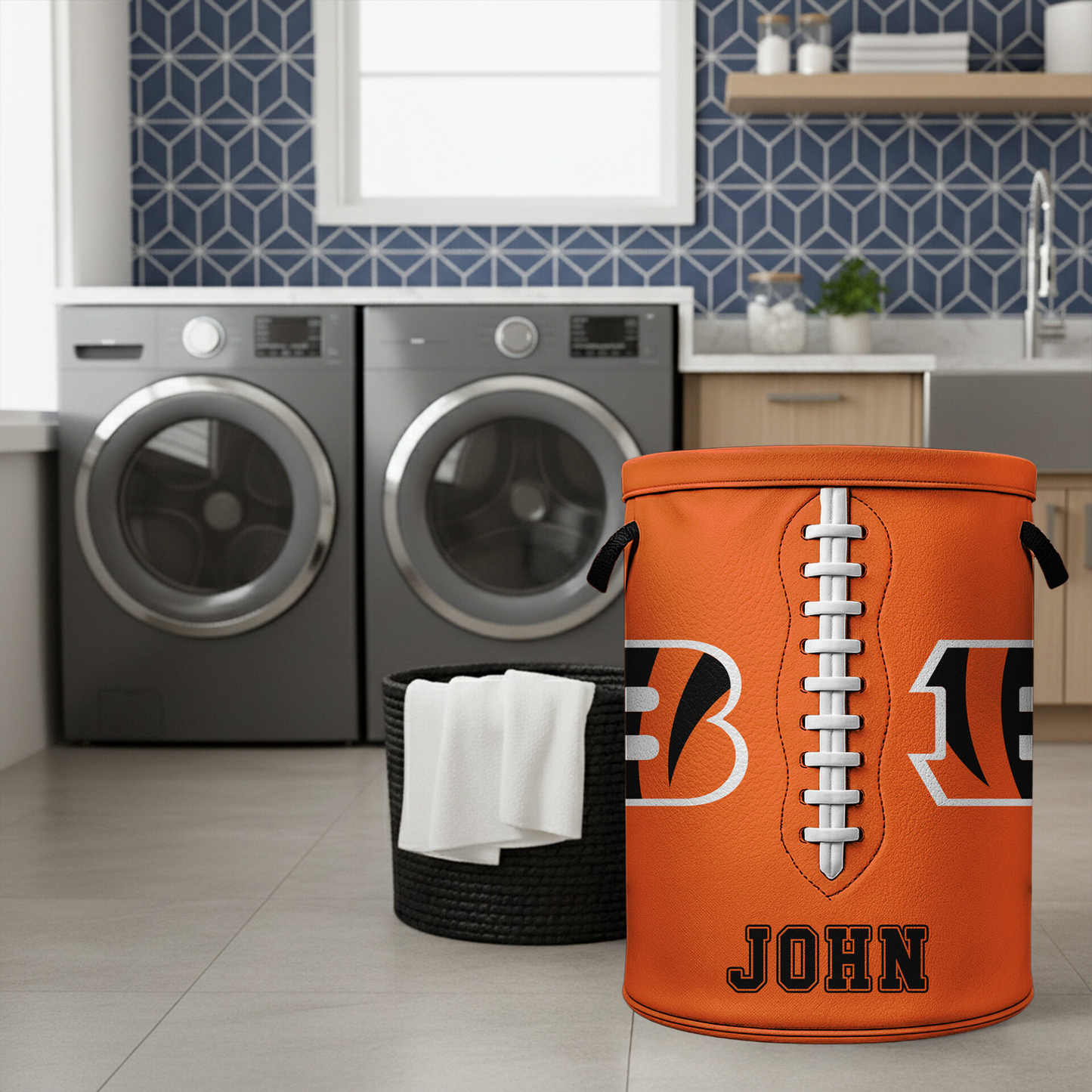 Premium NFL CIN Clothes Hamper HI V1 NMD TTV