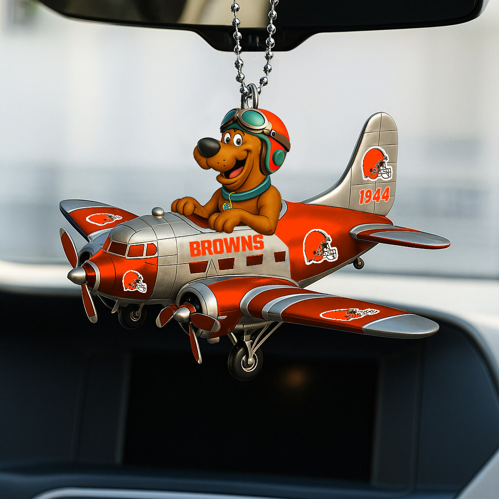Premium NFL CLE x SPD Car Ornament V1 TUANND TDT
