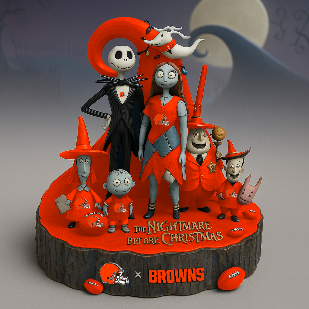 Premium NFL CLE x TNBC Acrylic Plaque V4 NMD TTV