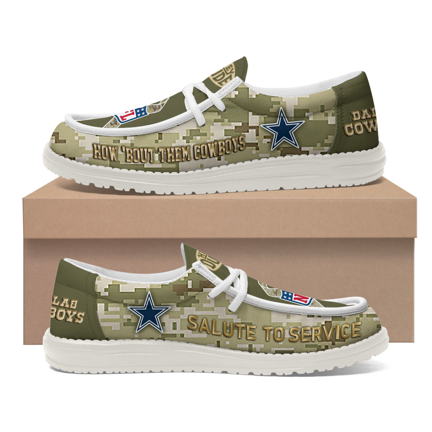 Premium NFL DAL Salute to Service Loafer V2 NMD TTV
