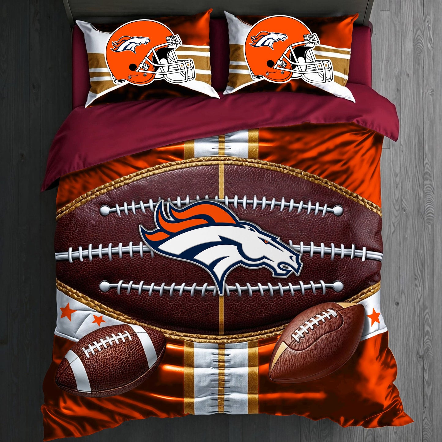Premium NFL DEN Piece Bedding Set V1 NMD NHM