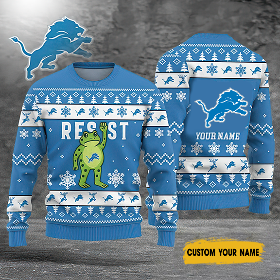 Premium NFL DET Ugly Sweater V1 NMD TTV